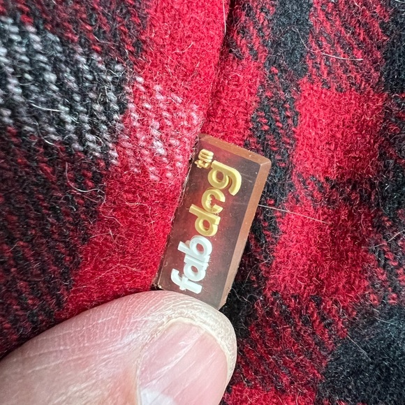 Fab Dog Sherpa Fleece Plaid Jacket Pet - Picture 4 of 4